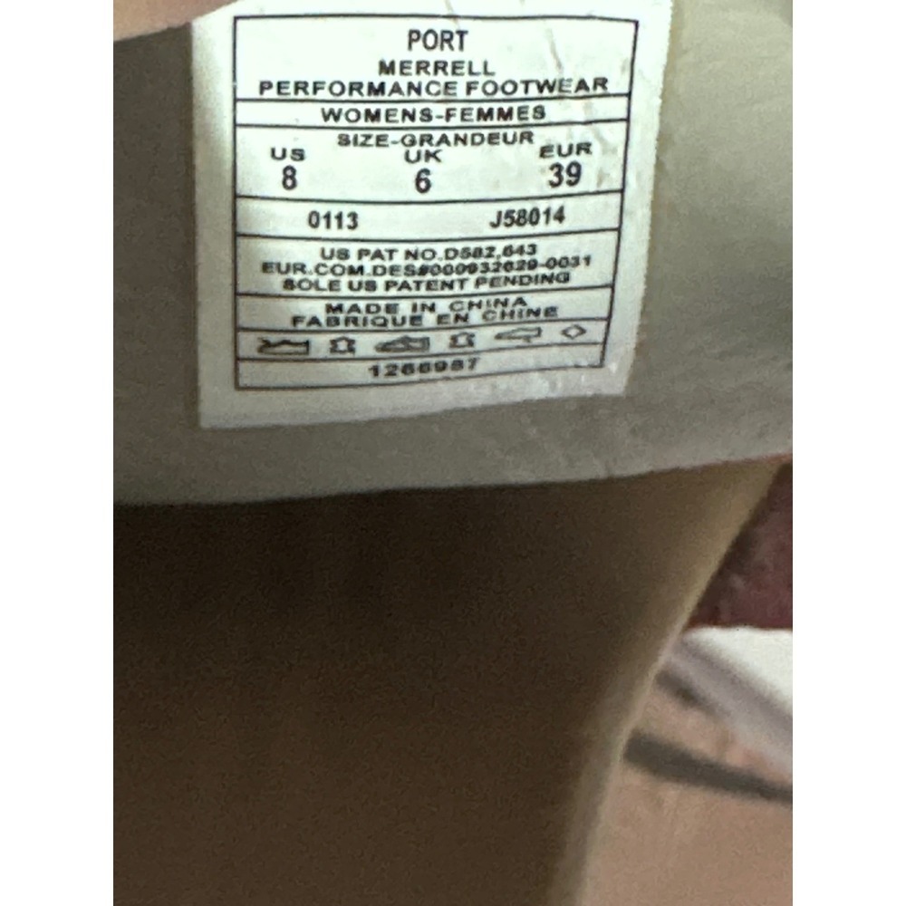 Merrell Port Leather Womens Walking Sandals Casual Comfort - Size 8 - Picture 6 of 7